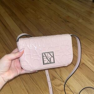 Armani Exchange Blush Crossbody Bag